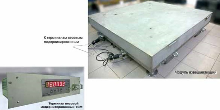 Устройства весоизмерительные платформенные двухканальные